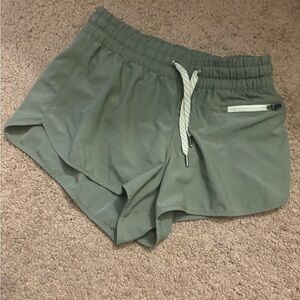 Vuori Sage Green Athletic Shorts
